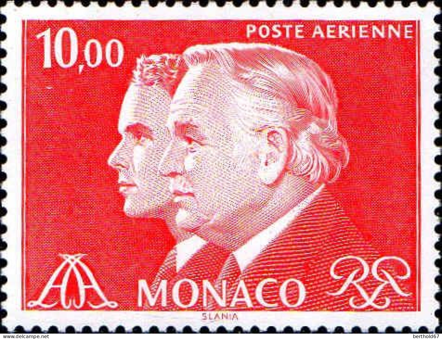 Monaco Avion N** Yv:100/103 S.A.S.Rainier III & Prince Albert - Poste Aérienne