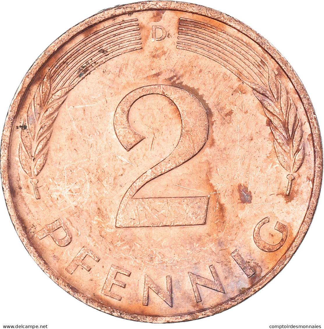 Monnaie, Allemagne, 2 Pfennig, 1988 - 2 Pfennig