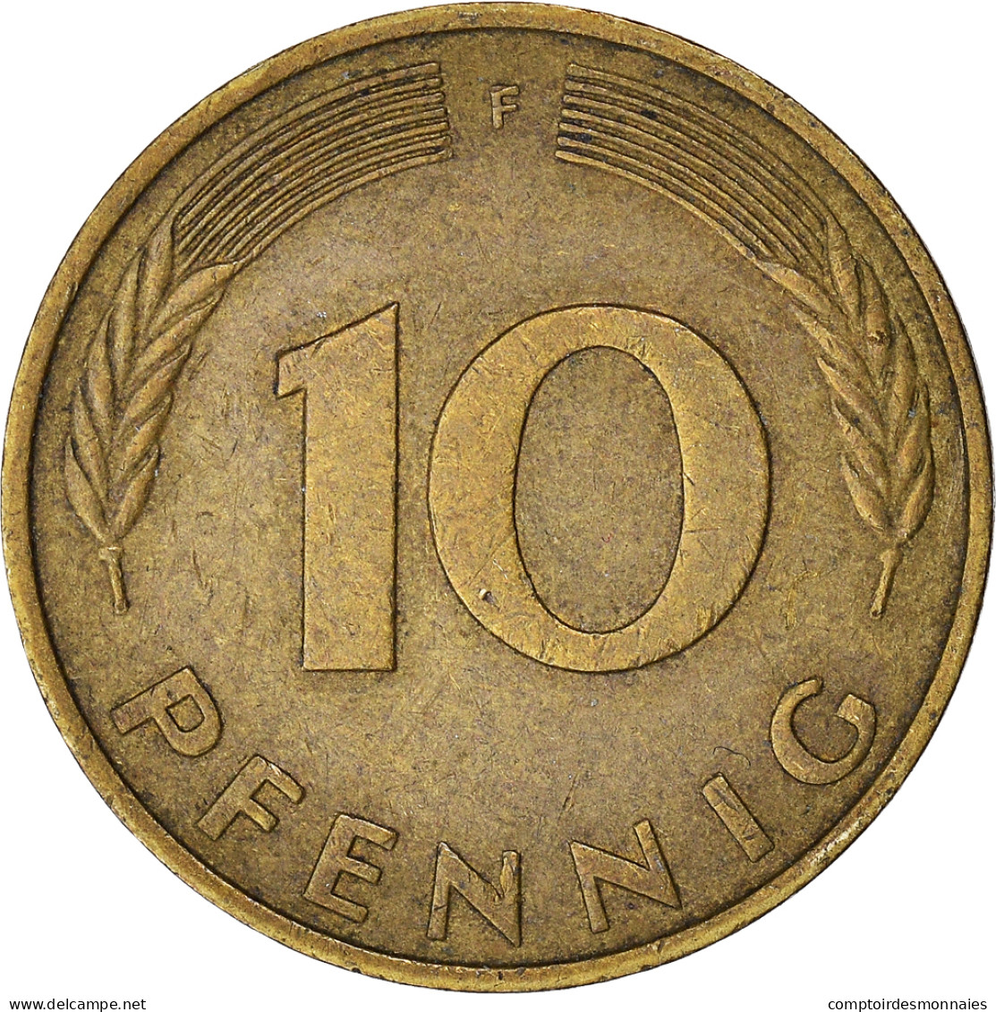 Monnaie, République Fédérale Allemande, 10 Pfennig, 1975 - 10 Pfennig