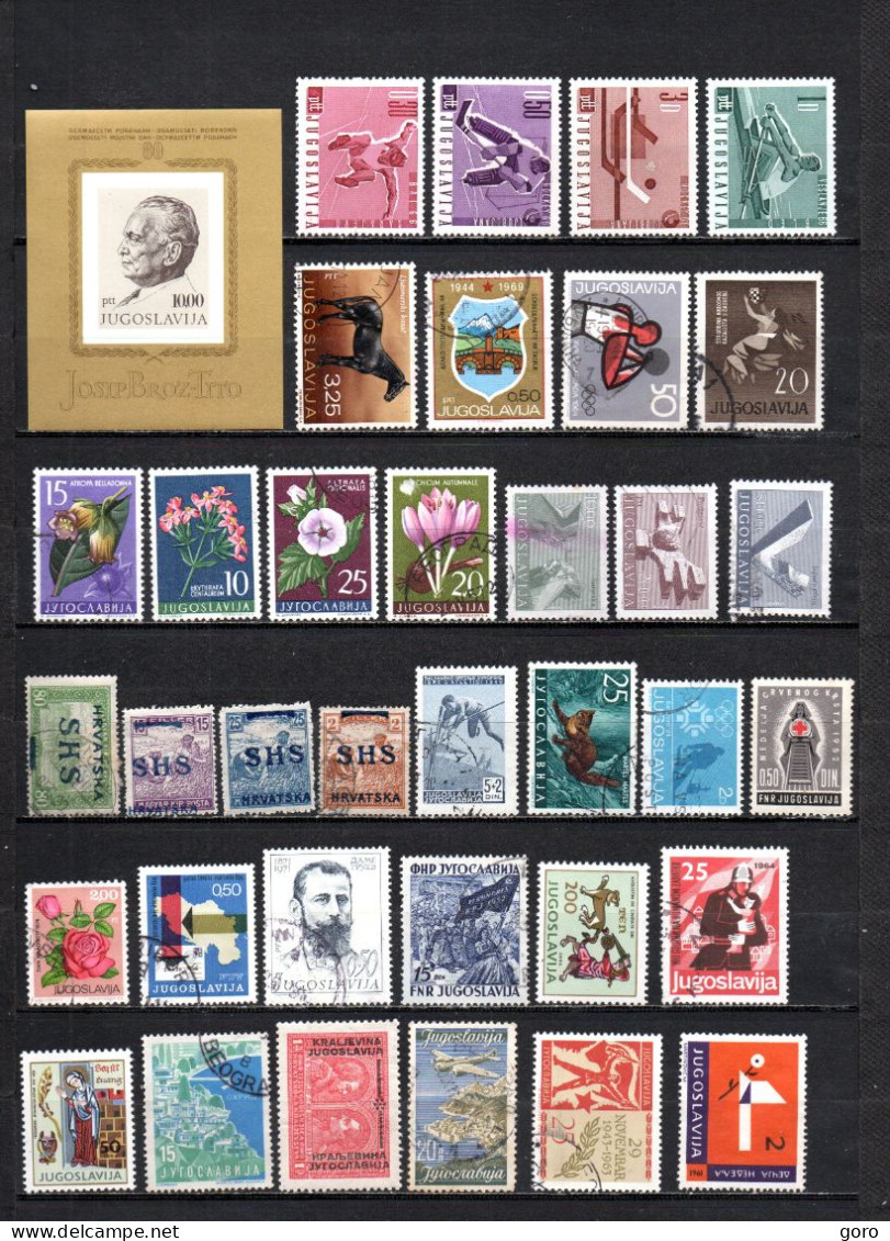 Yugoslavia  .-  Lote Nº  14   ,.   36   Sellos - Collections, Lots & Series