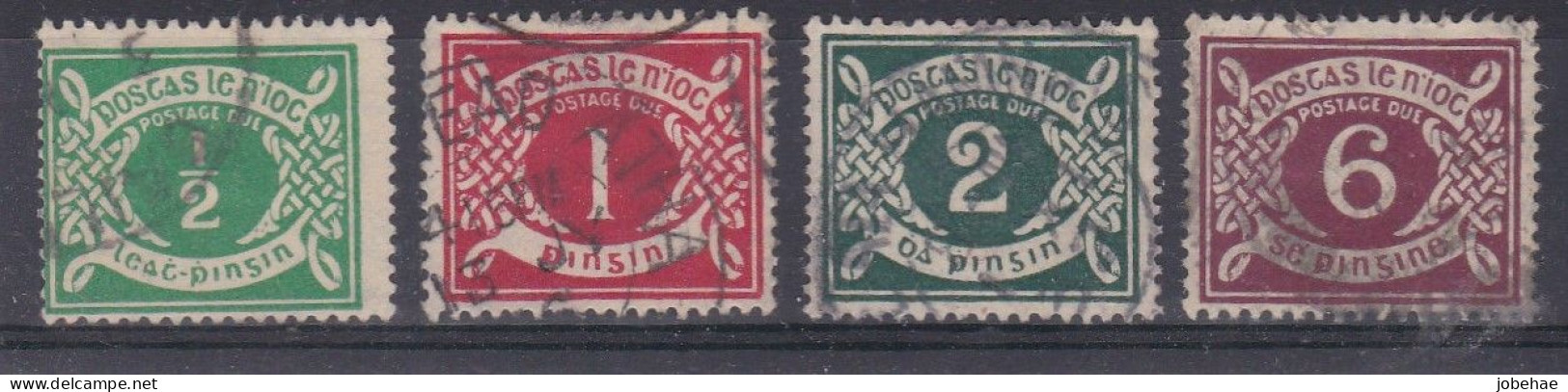 Irlande Taxe YT°-* 1-4 - Timbres-taxe