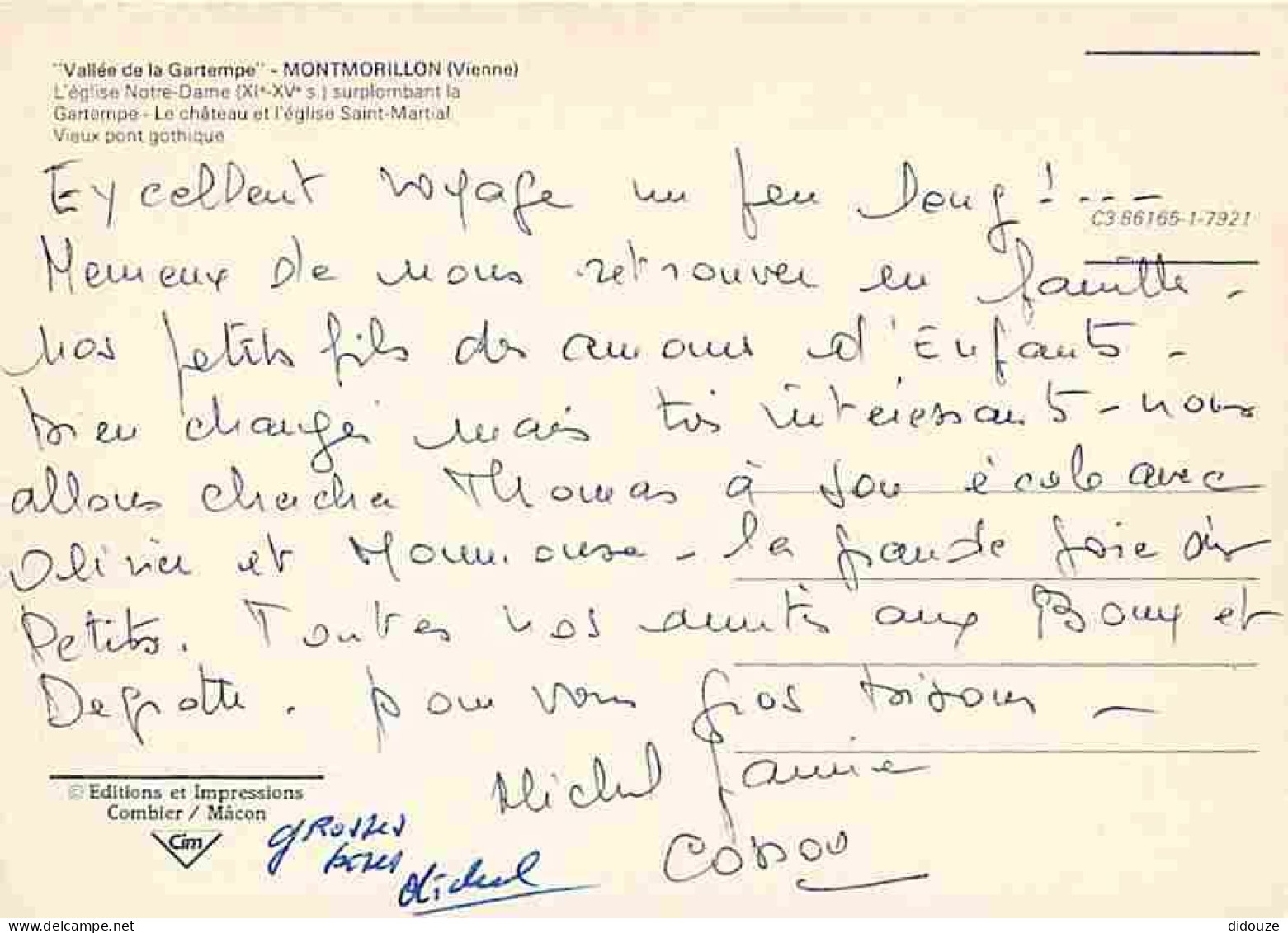 86 - Montmorillon - Multivues - Blasons - CPM - Voir Scans Recto-Verso - Montmorillon