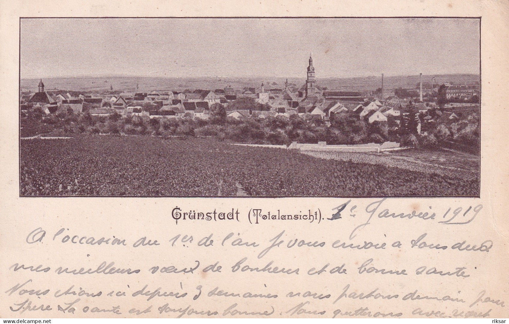 ALLEMAGNE(GRUNSTADT) - Gruenstadt