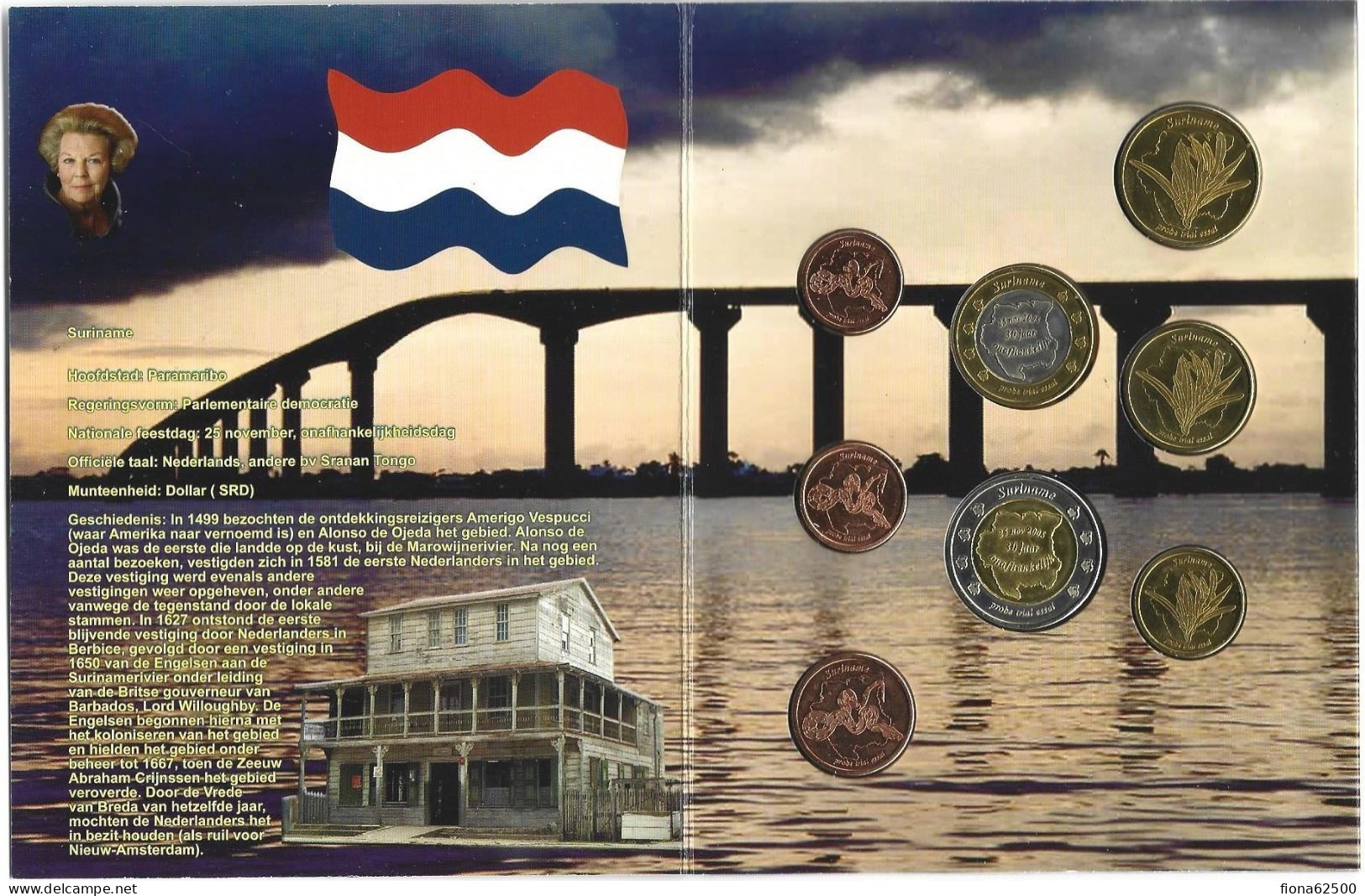 SURINAME . SERIE EUROS 2005 . ESSAIS . - Privatentwürfe