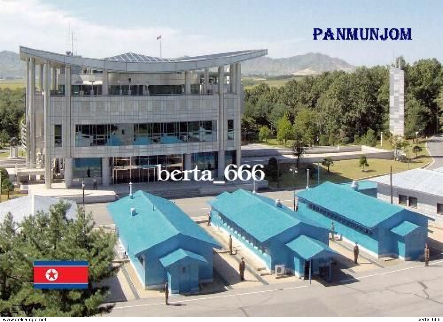 North Korea Panmunjom Joint Security Area New Postcard - Korea, North