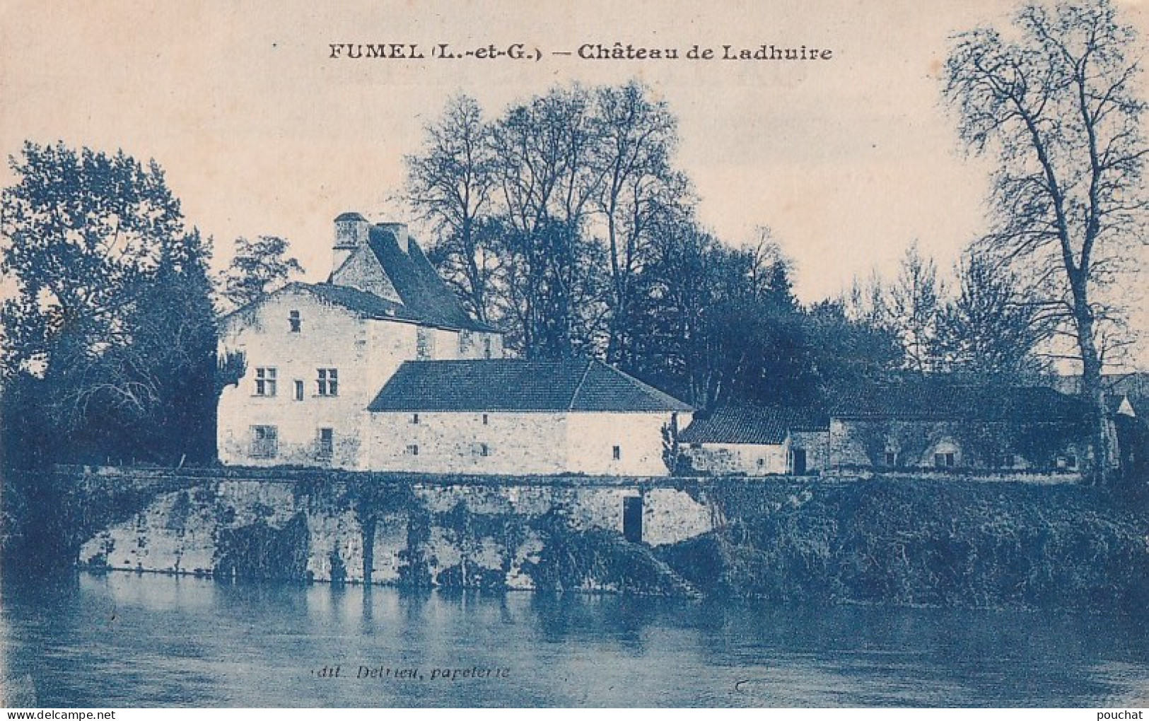 Z15-47) FUMEL -  CHATEAU DE LADHUIE  - ( 2 SCANS )  - Fumel