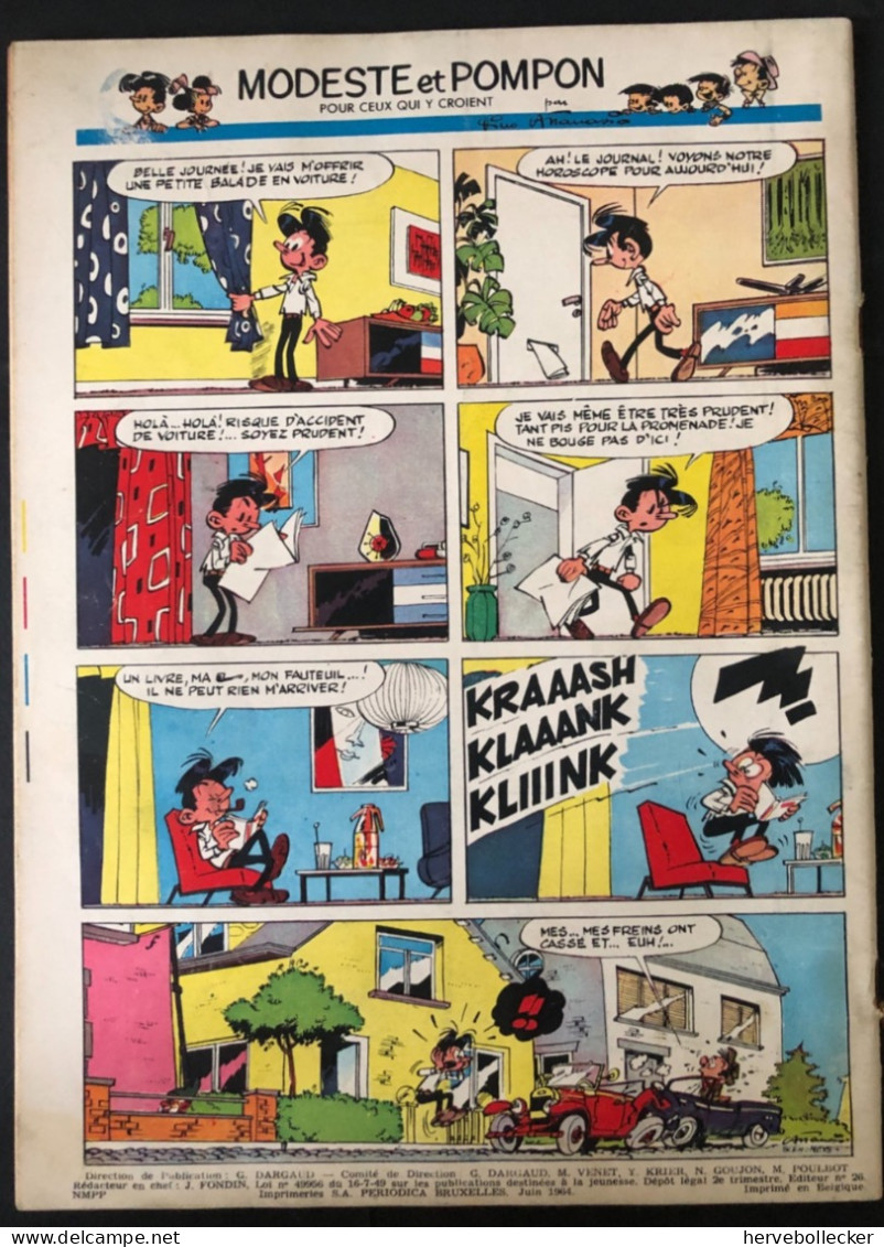TINTIN Le Journal Des Jeunes N° 816 - 1964 - Tintin