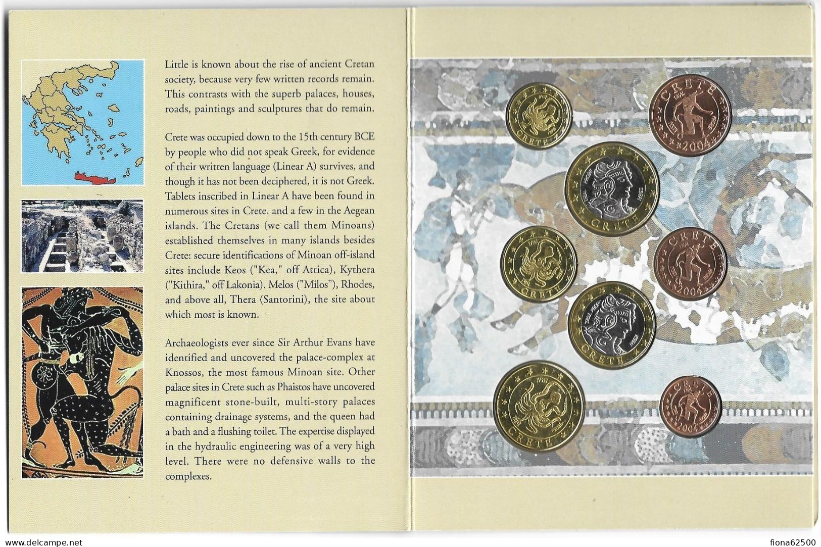 SERIE € ESSAIS 2004 . CRETE . - Private Proofs / Unofficial