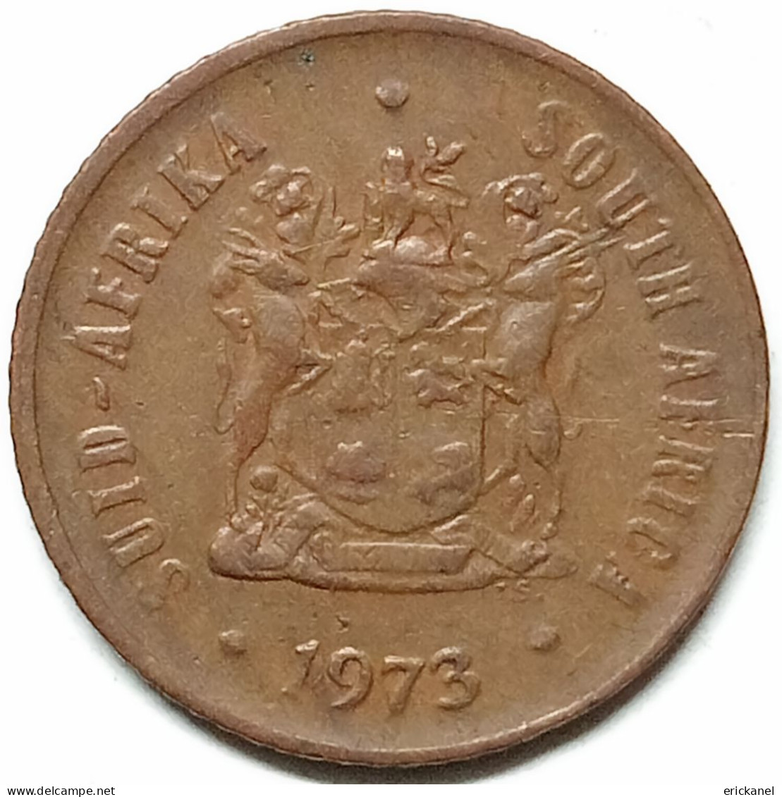 SOUTH AFRICA 1973 1 CENT - Sudáfrica