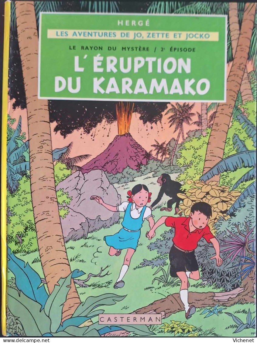 Jo, Zette Et Jocko - 4 - L'Eruption Du Karamako - B39 - 1971 - Jo, Zette & Jocko