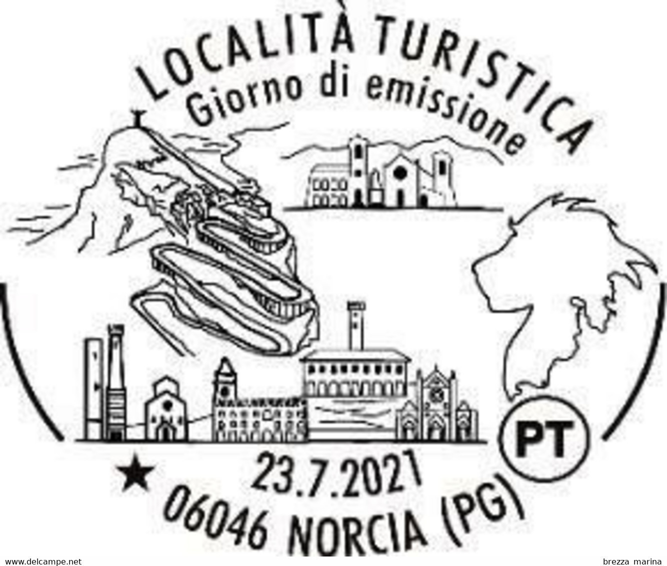 Nuovo - MNH - ITALIA - 2021 - Turismo – Norcia (PG) – Umbria – Panorama Di Castelluccio - Lenticchie - B - 2021-...: Ungebraucht