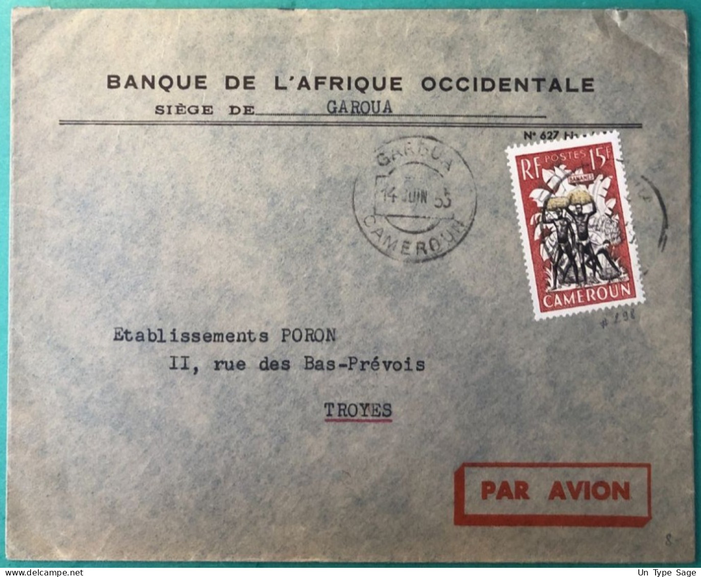 Cameroun, Divers Sur Enveloppe TAD GAROUA 14.6.1955 - (A1023) - Briefe U. Dokumente