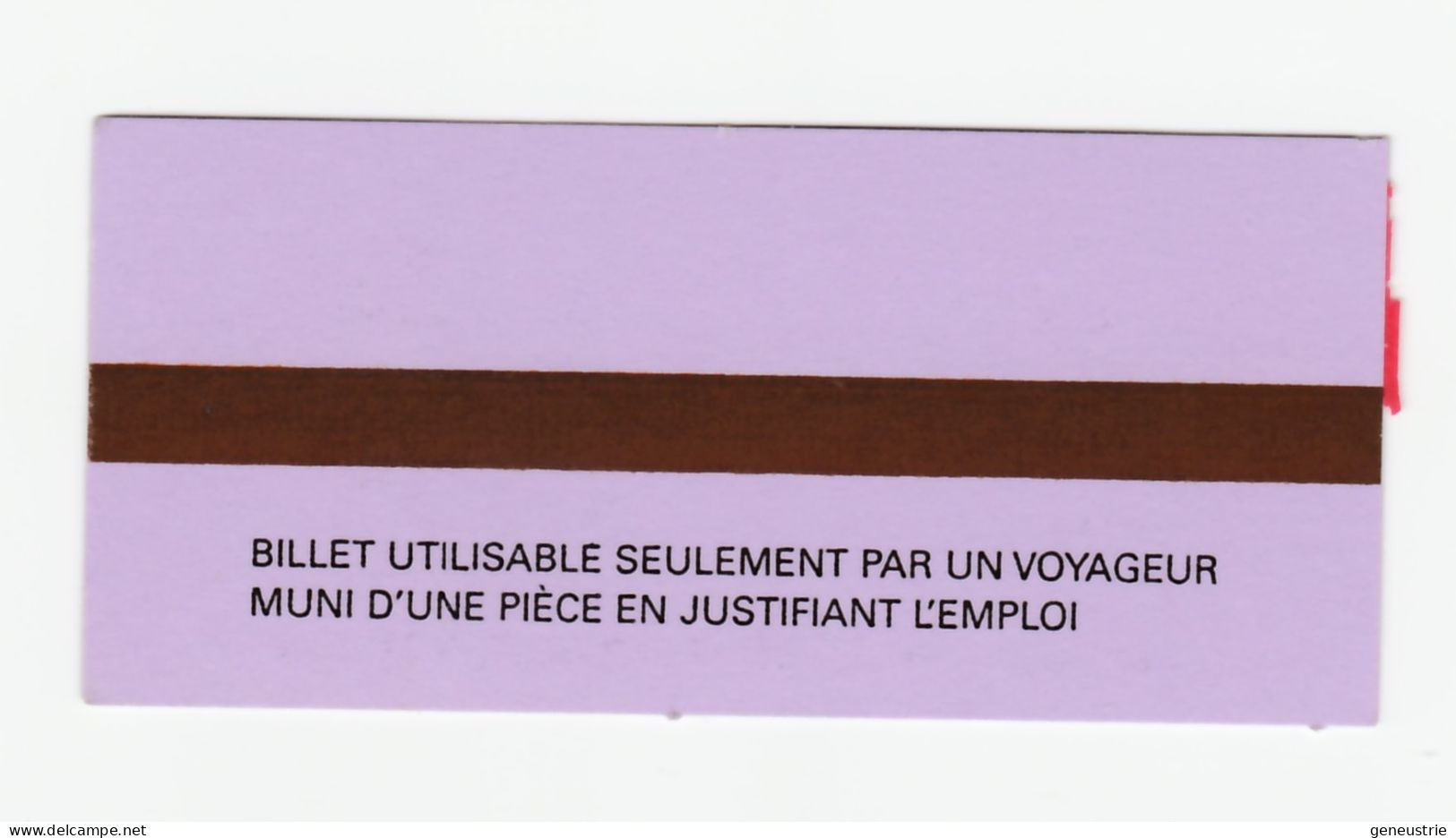 Ticket De Métro Spécial Neuf à Tarif Réduit 2003/2006 "Sapeur-pompiers De Paris" RATP/SNCF - Métropolitain De Paris - Europe