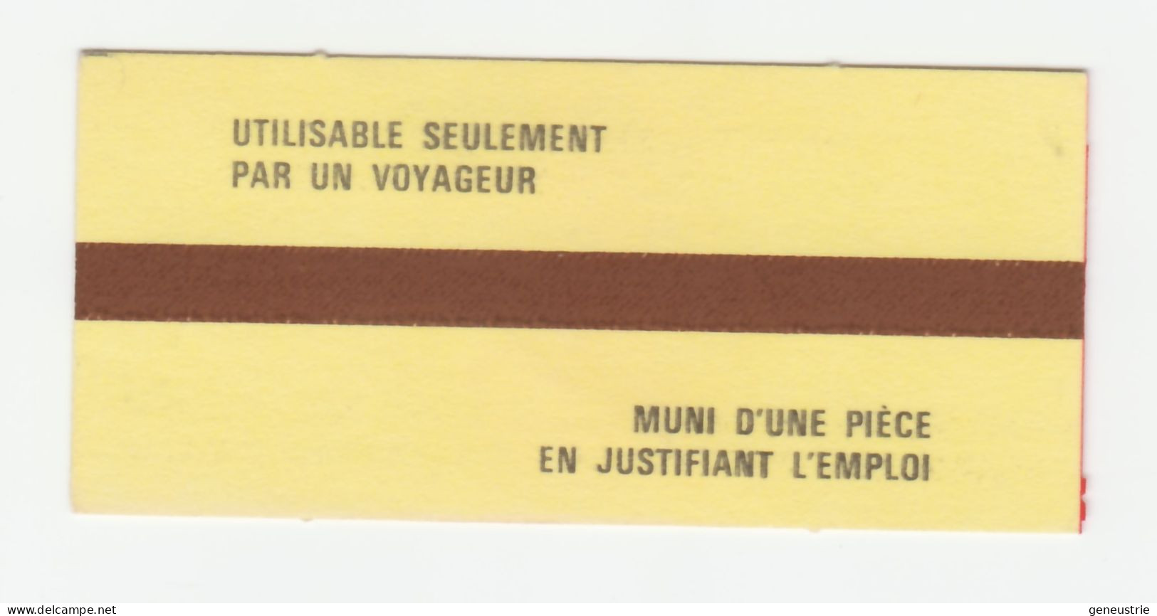 Ticket De Métro Spécial Neuf à Tarif Réduit Années 90 "Sapeur-pompiers De Paris" RATP - Métropolitain De Paris - Europa