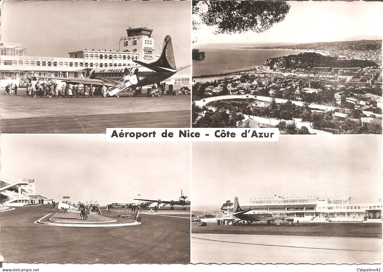 NICE (06) Aéroport De NICE - CÔTE D'AZUR - Multivues  CPSM GF - Luftfahrt - Flughafen