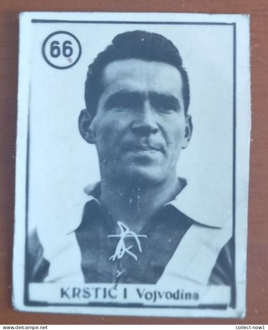 #12  Rare Football Card -  KRSTIC  FK . VOJVODINA SERBIA -   Yugoslavia - Other & Unclassified