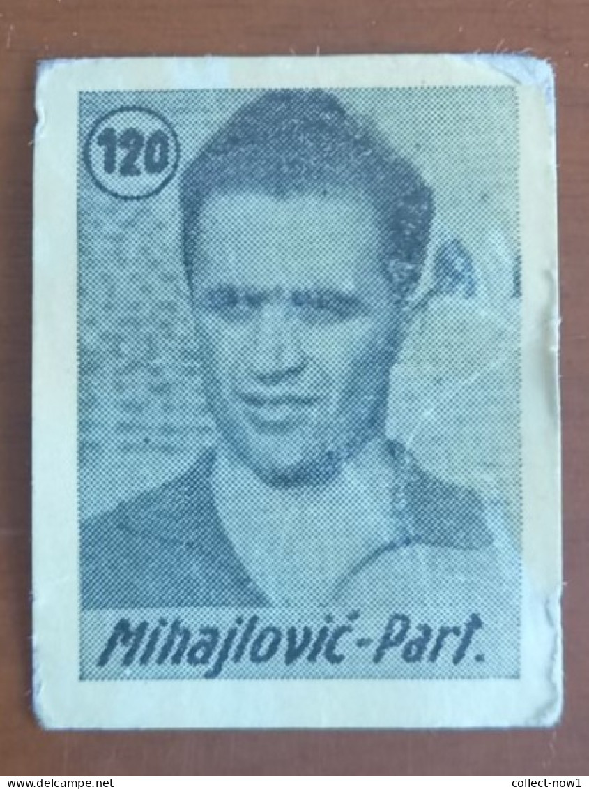 #12  Rare Football Card - MIHAJLOVIC  FC Partizan Belgrade Yugoslavia - Other & Unclassified