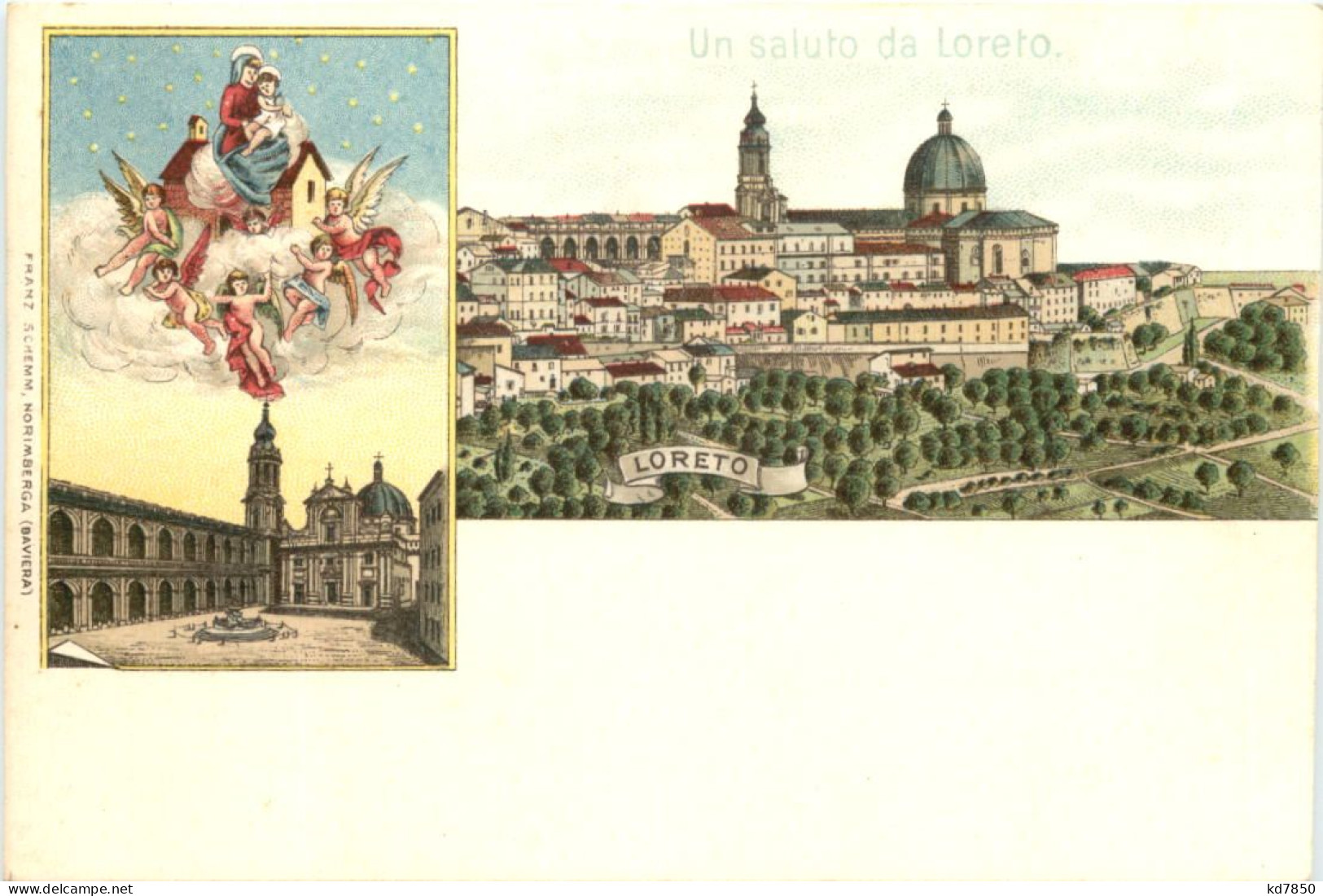 Un Saluto De Loreto - Litho - Andere & Zonder Classificatie