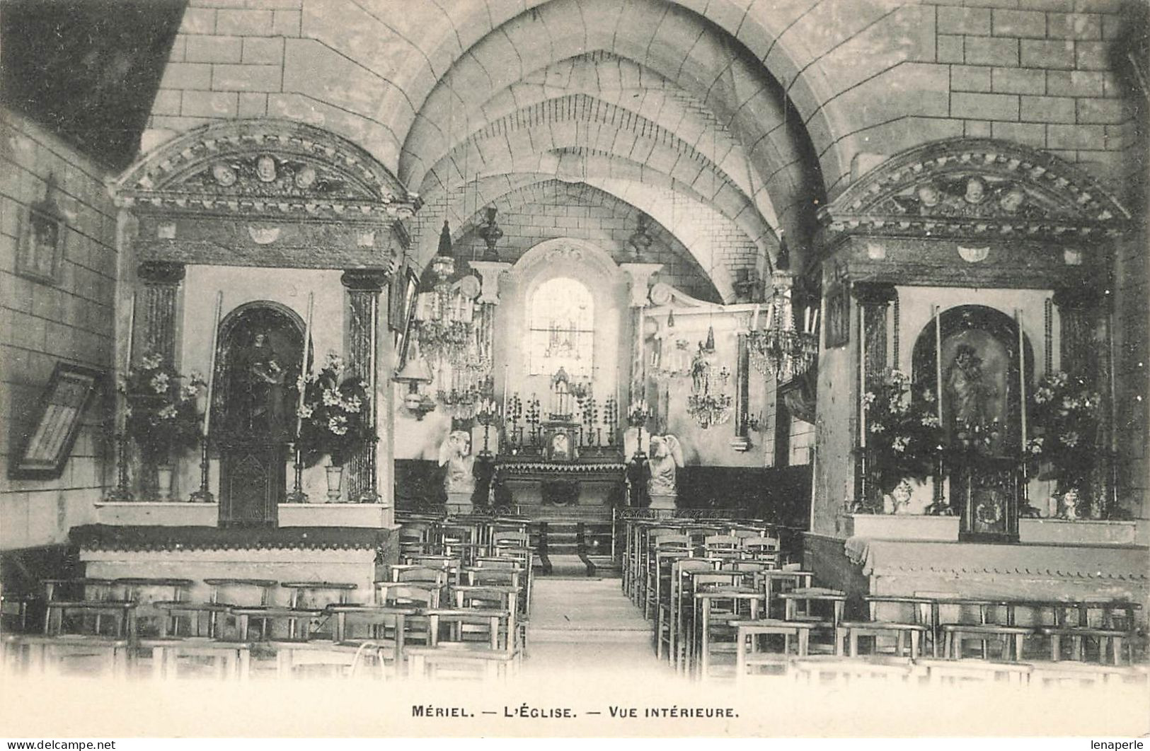 D5079  Mériel Intérieur De L'église - Meriel