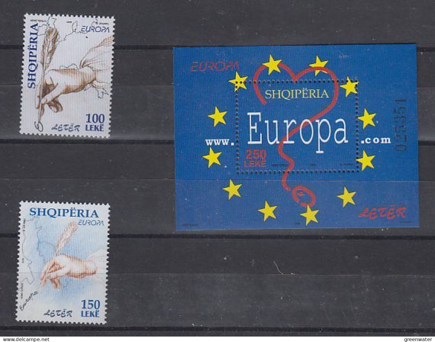 Europa Cept 2008 Albania 2v + M/s ** Mnh (59409) - 2008