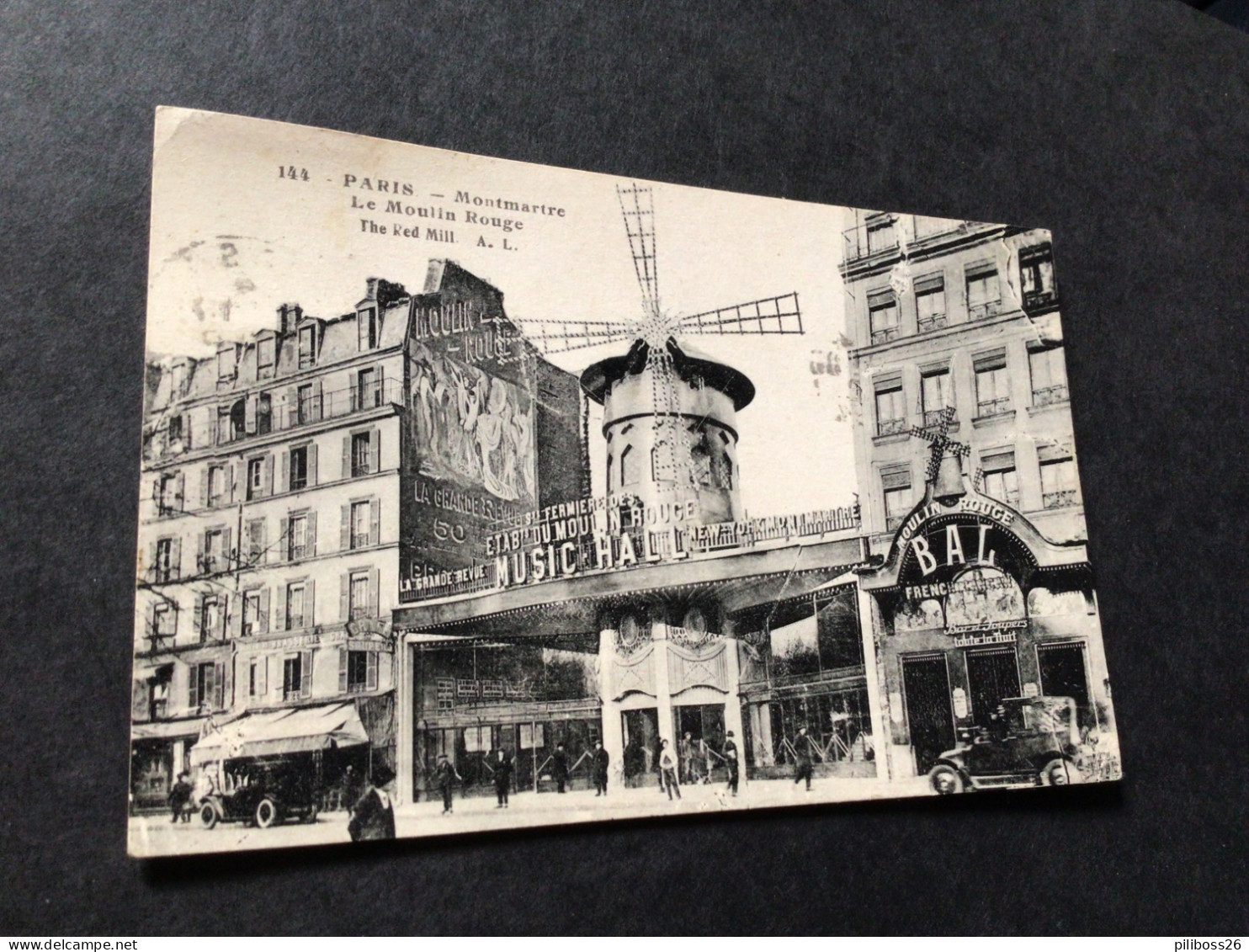 Paris Montmartre Le Moulin Rouge Circulé Pour La Belgique - Paris Bei Nacht