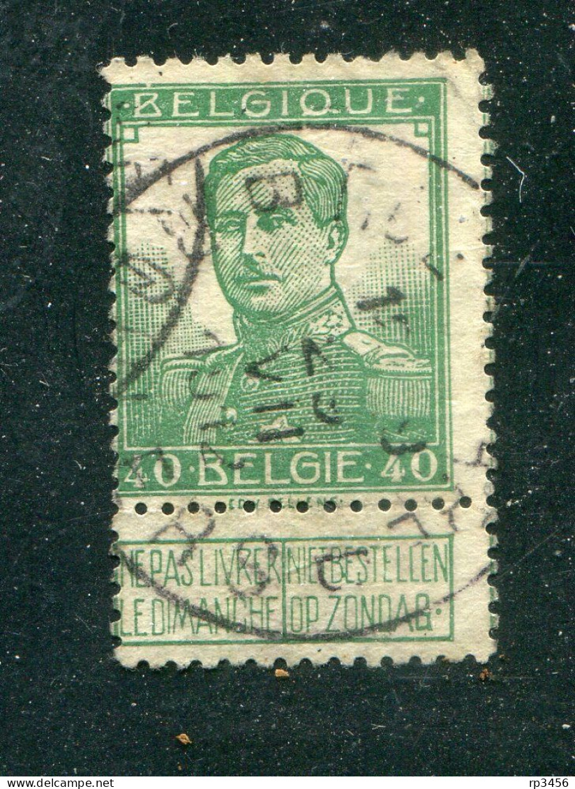 "BELGIEN" 1912, Mi. 95 Gestempelt (R1049) - 1912 Pellens