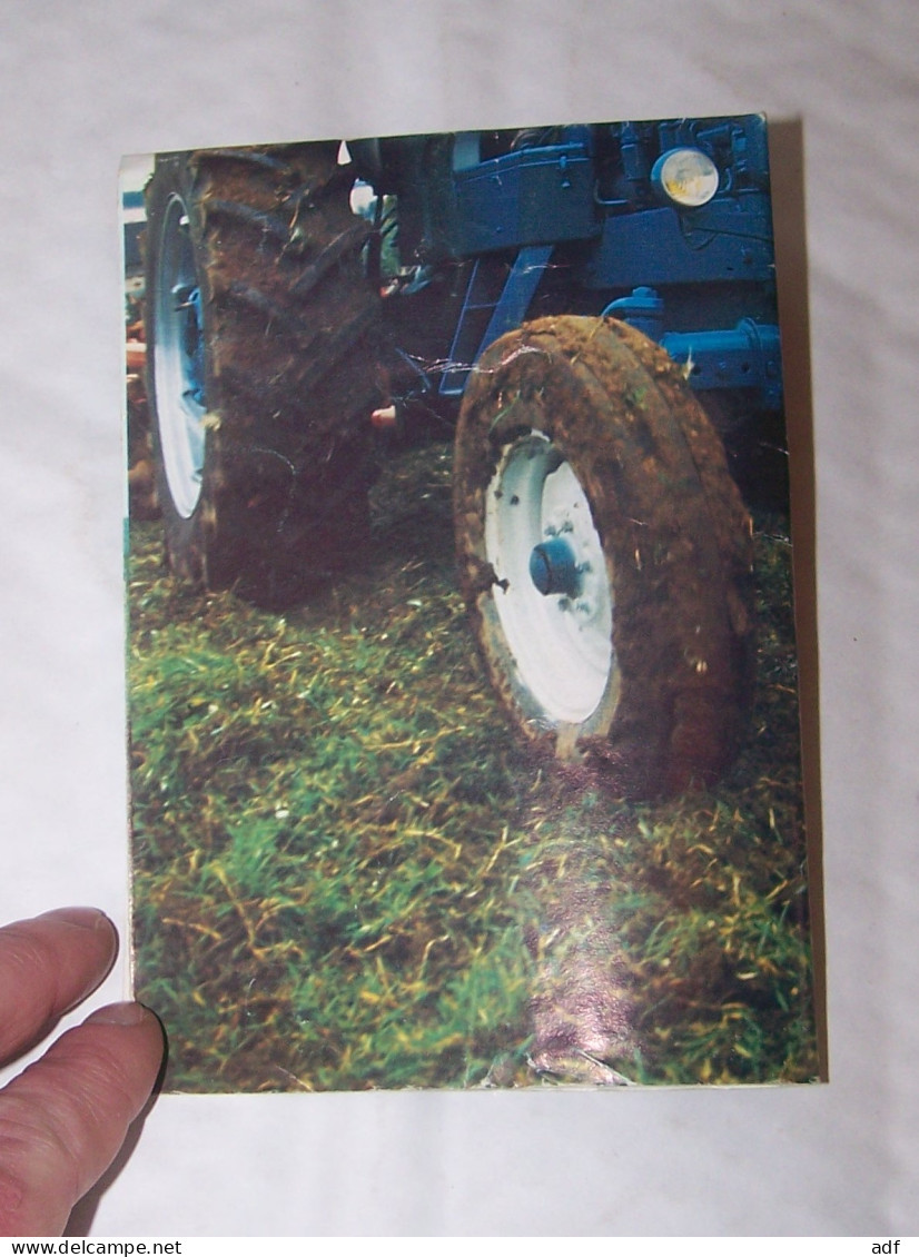 DEPLIANT PUB PUBLICITAIRE TRACTEUR FORD 8000, AGRICULTURE, MATERIEL AGRICOLE, AGRICULTEUR - Trattori