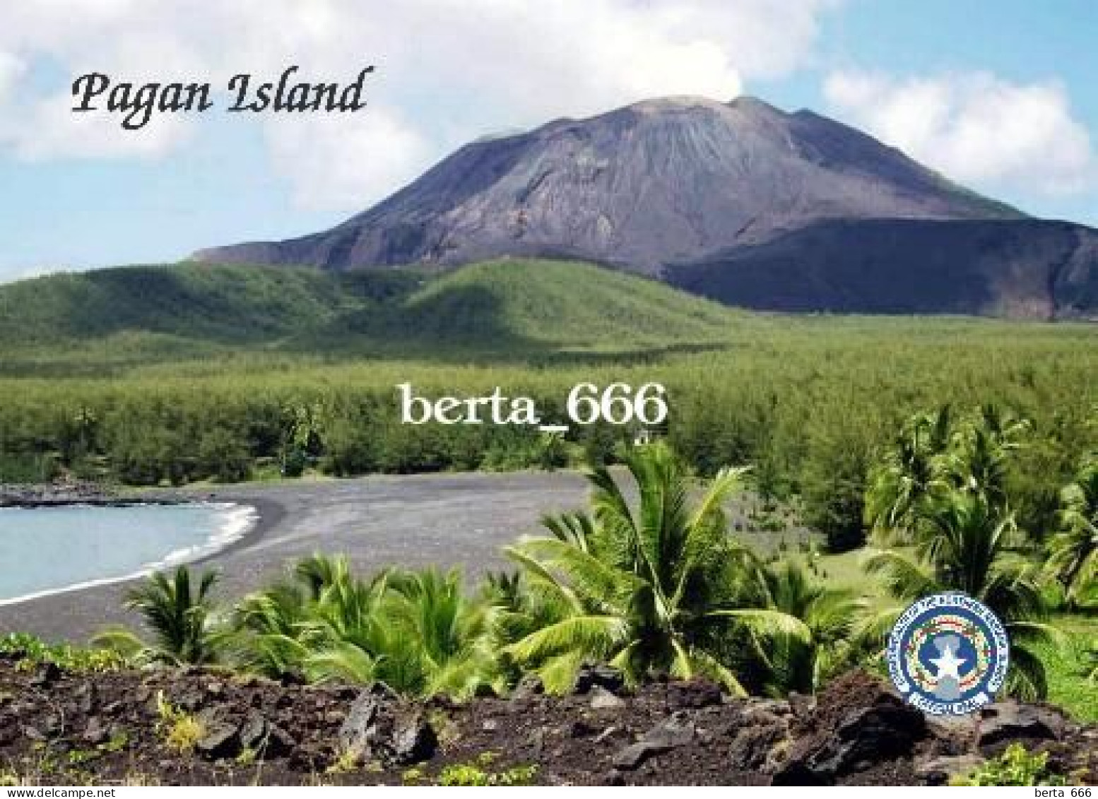 Northern Mariana Islands Pagan Island New Postcard - Northern Mariana Islands