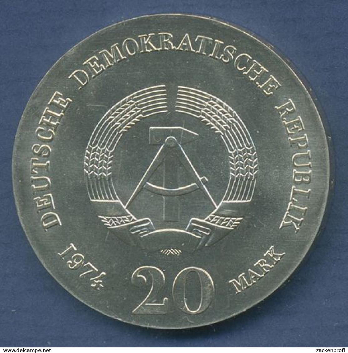 DDR 20 Mark 1974 Immanuel Kant, J 1549 vz/st (m3374)