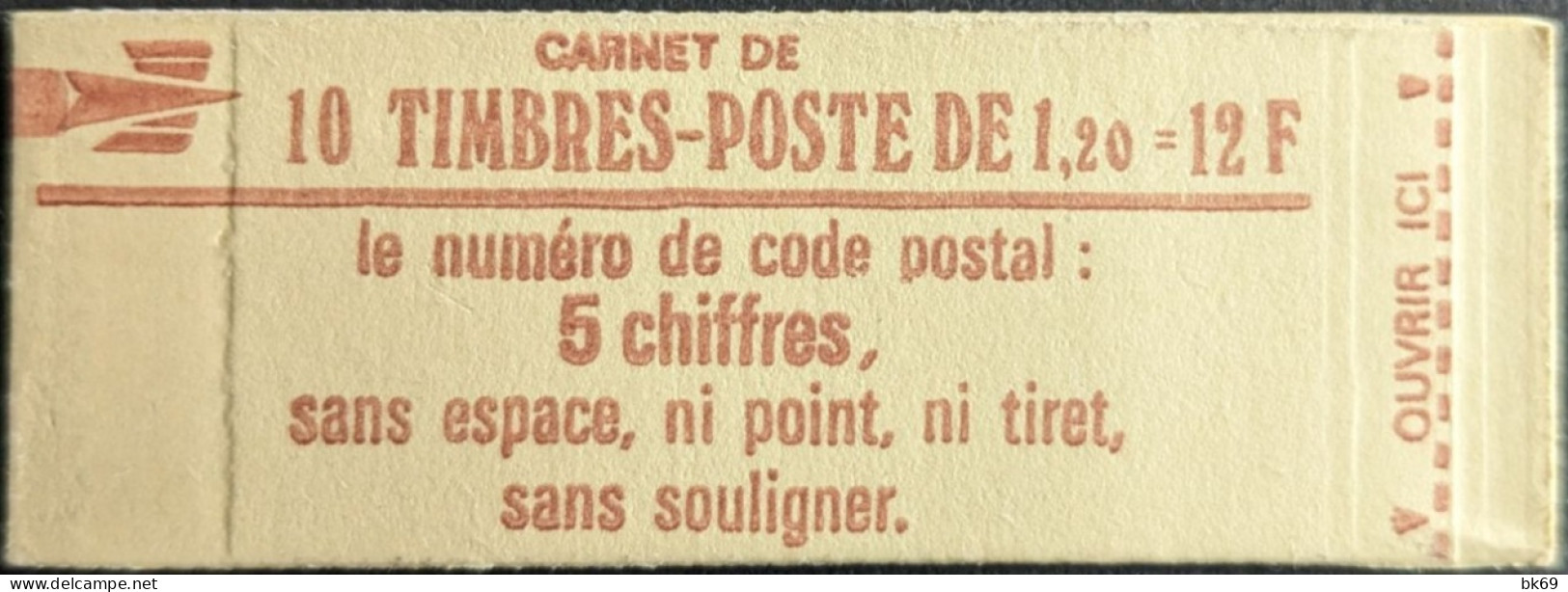 1974 C2 Conf. 4 Daté 4/ 6.8.79 Carnet Fermé Sabine 1.20F Rouge - Modernos : 1959-…