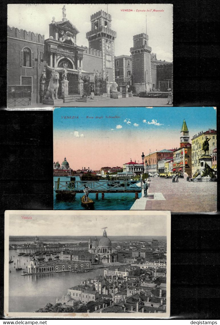 Italy / Venice 1910/30  Postcards - Verzamelingen & Kavels