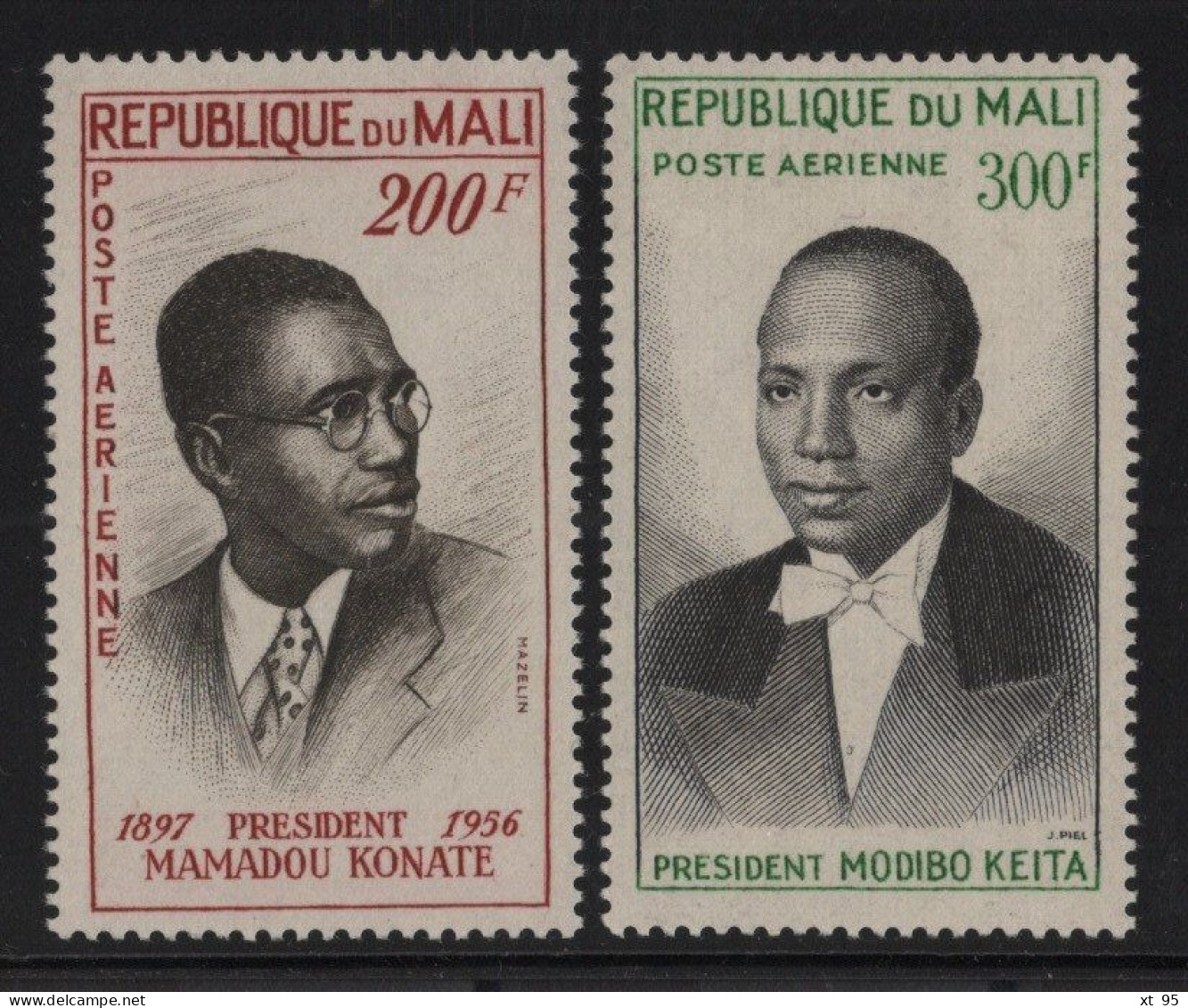 Mali - PA N°9 + 10 - Presidents - * Neufs Avec Trace De Charniere - Cote 11€ - Mali (1959-...)