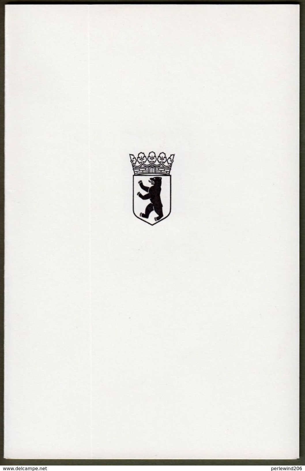 Berlin: Minister Card - Ministerkarte Typ 4L, LPD Berlin, Mi-Nr. 482 ** U. ESST: " Bildhauer Gottfried Schadow " RR   X - Briefe U. Dokumente