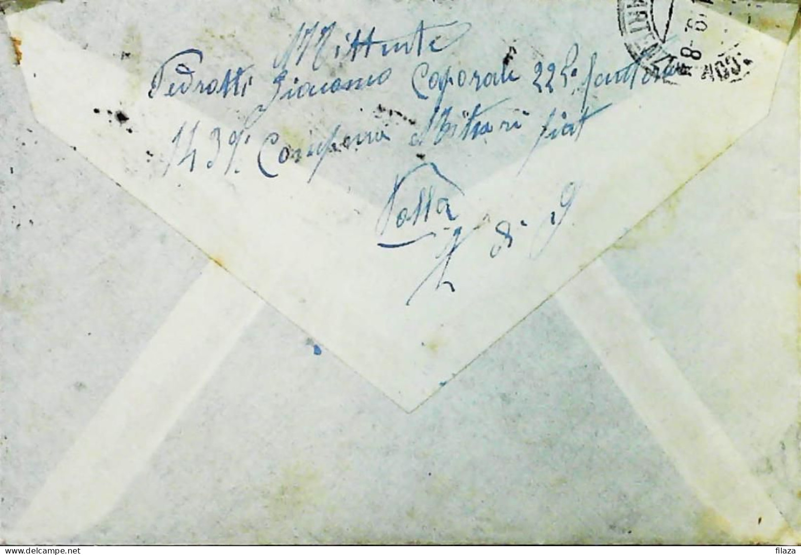 ITALIA OCCUPAZIONI- DALMAZIA 1918 Lettera Raccomandata Da POLA - S6339 - Dalmatie
