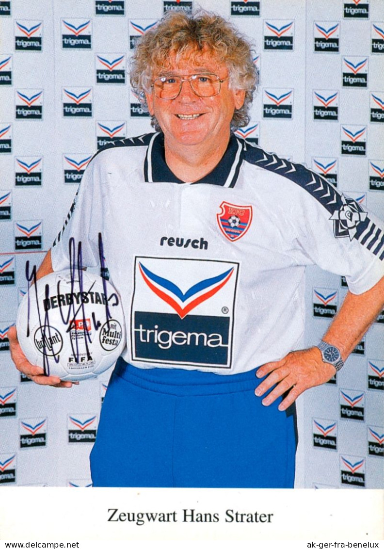 AK Hans Hennes Strater KFC Uerdingen 95-96 FC Bayer Krefeld Autogrammkarte NRW Deutschland Germany Fußball Football - Authographs