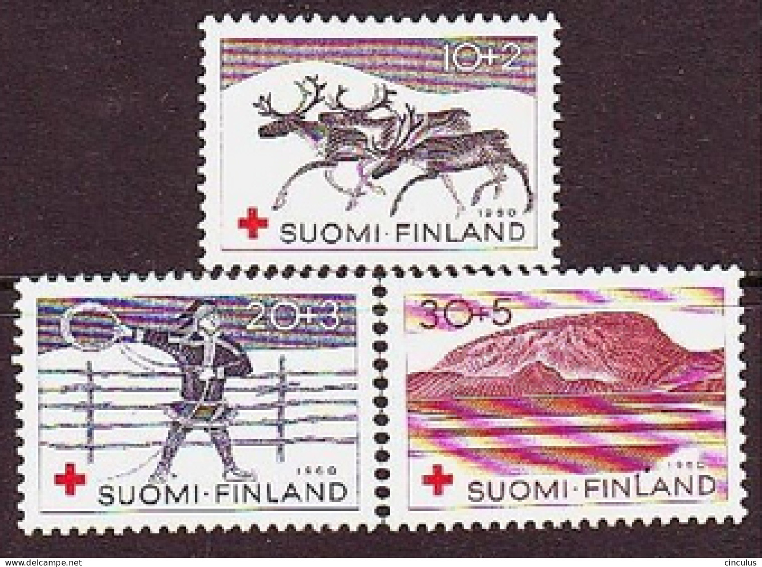 1960. Finland. Red Cross. MNH. Mi. Nr. 528-30 - Neufs