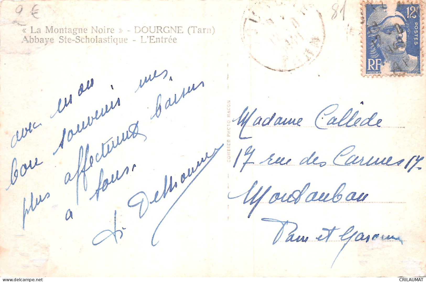 81-DOURGNE-N°LP2992-D/0213 - Dourgne