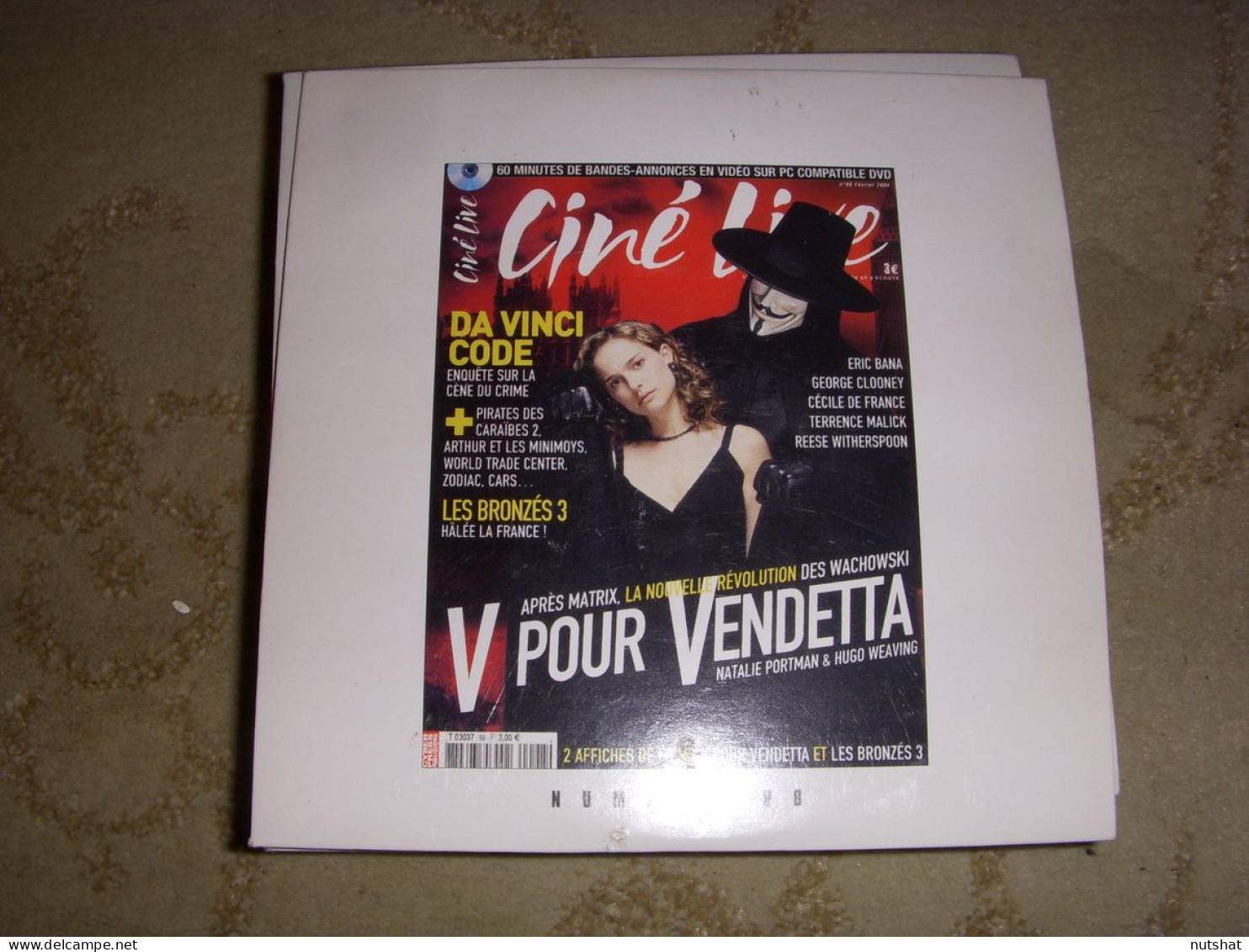 CD PROMO BANDES ANNONCES FILM CINE LIVE 98 02.2006 OSS 117 BAMBI SHEITAN STREEP - Other Formats