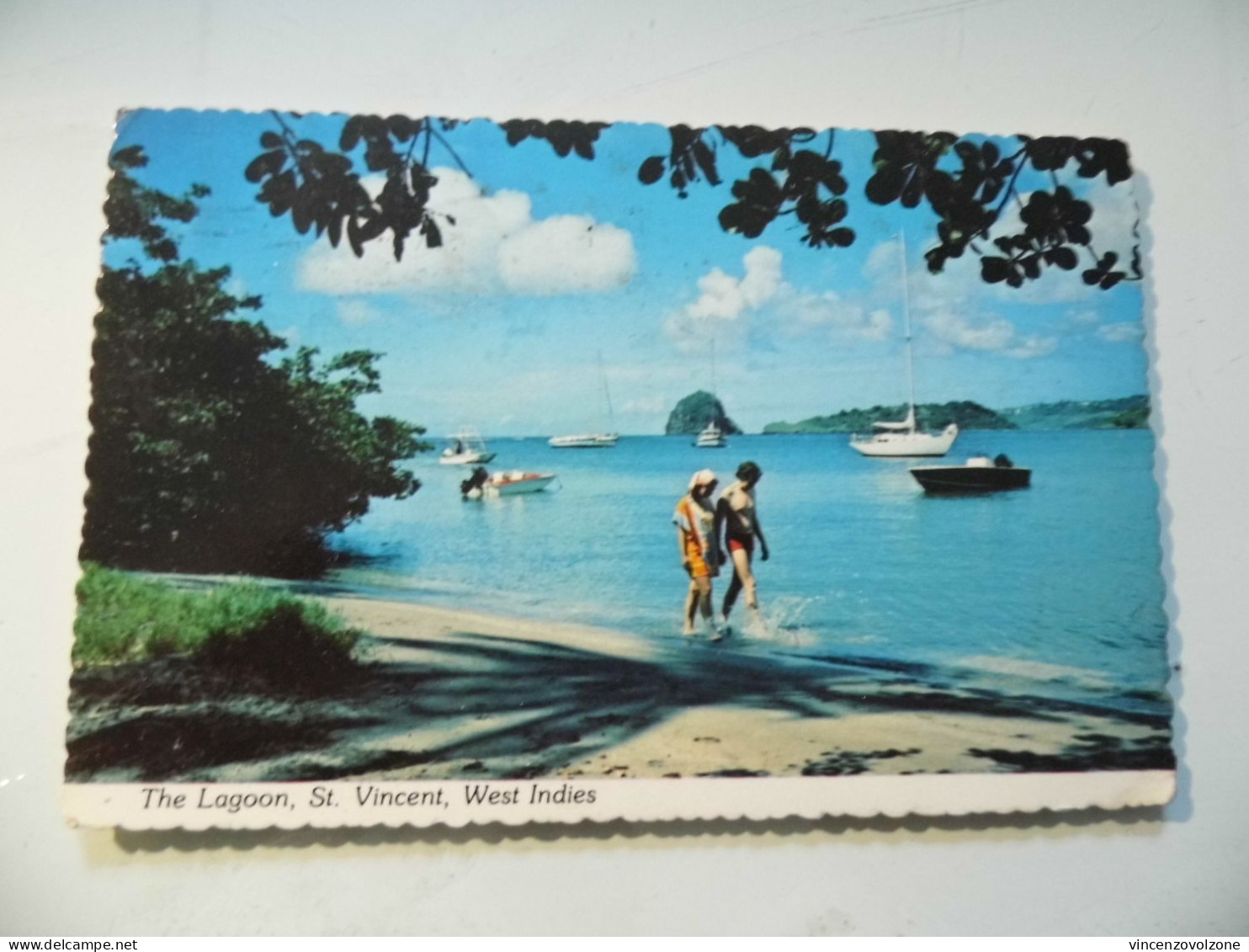 Cartolina Viaggiata "The Lagoon, St. Vincent West Indies" 1969 - Saint Vincent &  The Grenadines