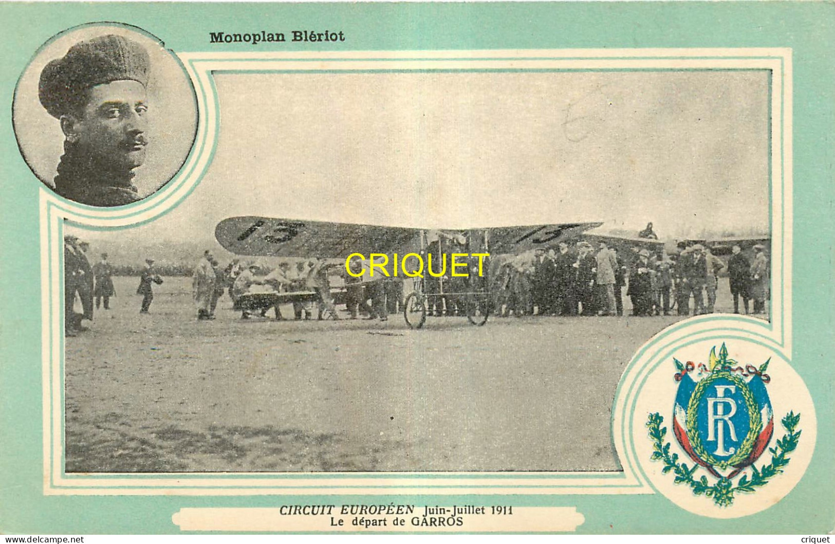 Aviation, Circuit Européen 1911, Départ De Garros  - Meetings