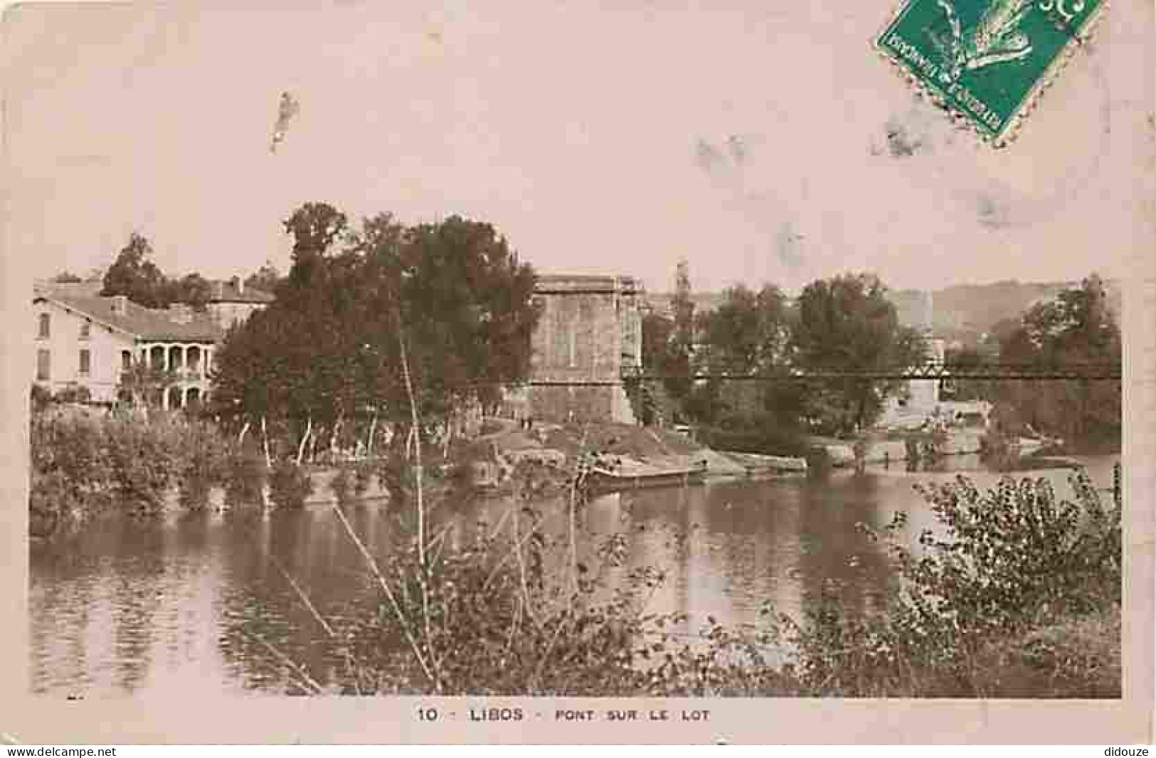 47 - Libos - Pont Sur Le Lot - CPA - Voir Scans Recto-Verso - Libos