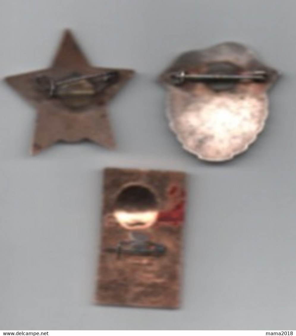 Broches Russe  Lot De Trois - Sonstige & Ohne Zuordnung