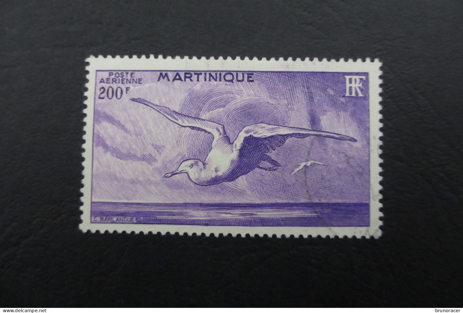 MARTINIQUE POSTE AERIENNE N°15 Oblit. TB COTE 33 EUROS VOIR SCANS - Poste Aérienne