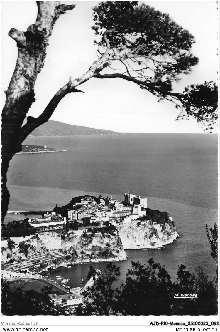 AJDP10-MONACO-1031 - MONACO - Le Rocher Et Vue Sur L'italie  - Tarjetas Panorámicas