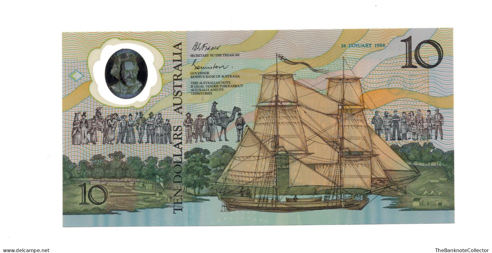 Australia 10 Dollars 1998 Commemorative Polymer Prefix AA P-49 UNC - 1992-2001 (billetes De Polímero)