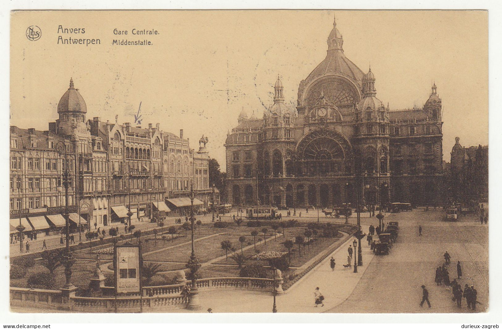 Luchtpost Slogan Postmark (airplane) On Anvers Postcard Posted 1932 Antwerpen B240401 - Other (Air)