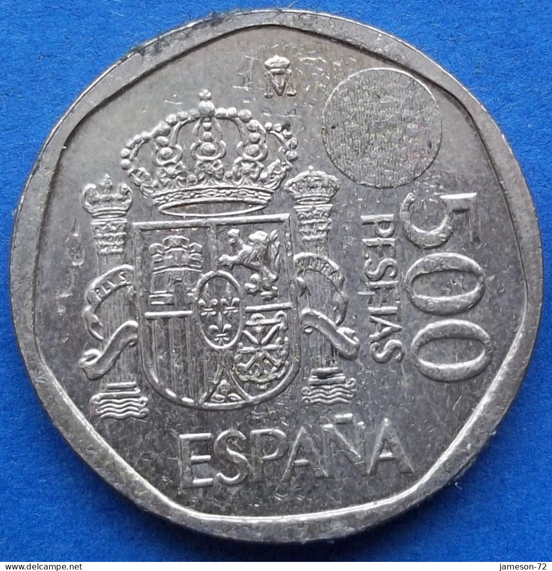 SPAIN - 500 Pesetas 2001 KM# 924 Juan Carlos I Peseta Coinage (1975-2002) - Edelweiss Coins - 500 Peseta