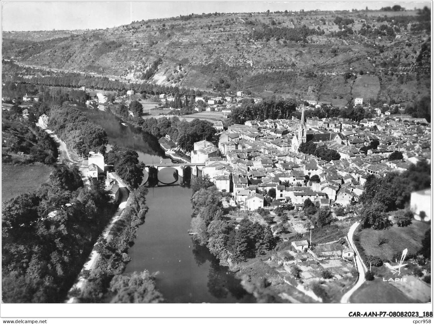 CAR-AANP7-82 CPSM-0647 - ST-ANTONIN-NOBLE-VAL - Vue Panoramique - 15x10cm - Saint Antonin Noble Val