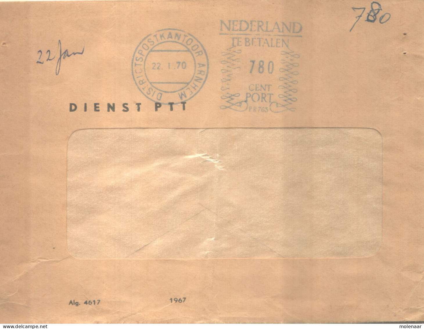 Postzegels > Europa > Nederland > Strafportzegels Brief Met Strafportstempel  (16630) - Portomarken