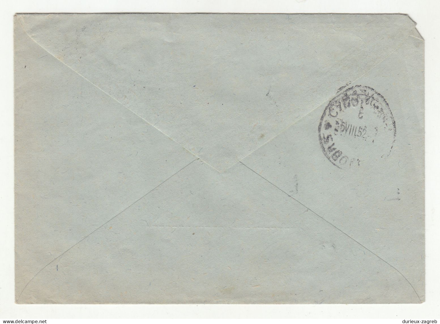 Yugoslavia Letter Cover Posted 1952 Bačka Topola B240401 - Brieven En Documenten